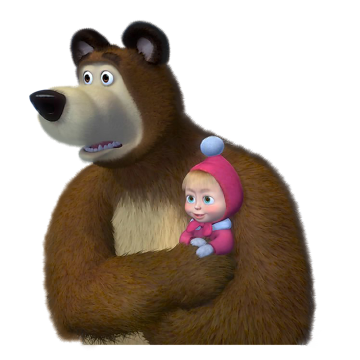Медведь из мультсериала Маша и медведь (50 картинок)