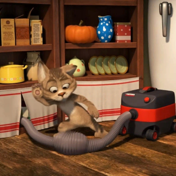 Кот из мультсериала Маша и медведь (50 картинок)